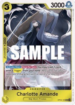 Charlotte Amande (OP04-105) - Kingdoms of Intrigue (Rare) [OP04-105] - Cards Beyond