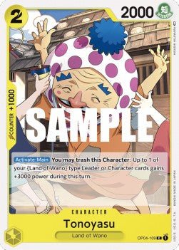 Tonoyasu (OP04-109) - Kingdoms of Intrigue (Common) [OP04-109] - Cards Beyond