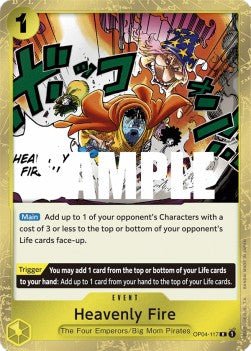 Heavenly Fire (OP04-117) - Kingdoms of Intrigue (Rare) [OP04-117] - Cards Beyond
