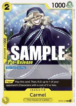 Carmel (OP04-101) - Promos: Kingdoms of Intrigue (Common) [OP04P-101] - Cards Beyond