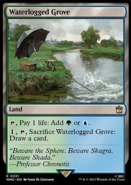 Waterlogged Grove - Universes Beyond: Doctor Who (Rare) [WHO-331] - Cards Beyond