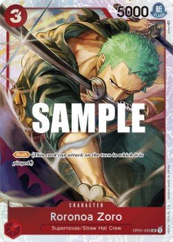 Roronoa Zoro (OP01-025) - Ultra Deck: The Three Captains (Super Rare) [ST-10-OP01-025] - Cards Beyond