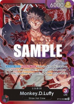Monkey.D.Luffy (ST10-002) - Ultra Deck: The Three Captains (Leader) [ST-10-002] - Cards Beyond