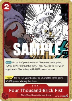 Four Thousand-Brick Fist (OP05-020) - Awakening of the New Era (Uncommon) [OP05-020] - Cards Beyond