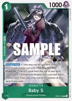 Baby 5 (OP05-034) (V.1) - Awakening of the New Era (Rare) [OP05-034] - Cards Beyond