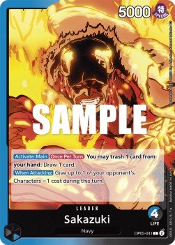 Sakazuki (OP05-041) (V.1) - Awakening of the New Era (Leader) [OP05-041] - Cards Beyond