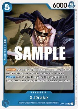 X.Drake (OP05-055) (V.1) - Awakening of the New Era (Rare) [OP05-055] - Cards Beyond