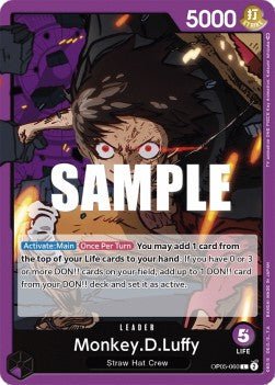 Monkey.D.Luffy (OP05-060) (V.1) - Awakening of the New Era (Leader) [OP05-060] - Cards Beyond