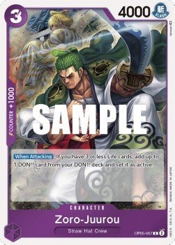 Zoro-Juurou (OP05-067) (V.1) - Awakening of the New Era (Rare) [OP05-067] - Cards Beyond