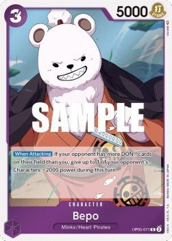 Bepo (OP05-071) - Awakening of the New Era (Rare) [OP05-071] - Cards Beyond