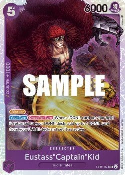 Eustass"Captain"Kid (OP05-074) (V.1) - Awakening of the New Era (Super Rare) [OP05-074] - Cards Beyond
