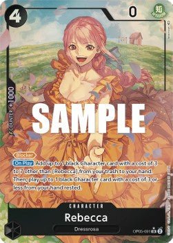 Rebecca (OP05-091) (V.2) - Awakening of the New Era (Alternate Art) [OP05-091] - Cards Beyond