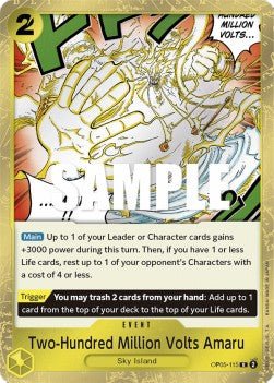 Two-Hundred Million Volts Amaru (OP05-115) - Awakening of the New Era (Rare) [OP05-115] - Cards Beyond