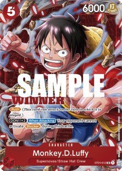 Monkey.D.Luffy (ST01-012) (V.2) - Unnumbered Promos (Super Rare) [UP-ST01-012] - Cards Beyond