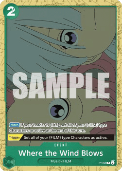 Where the Wind Blows (P-058) - Promos (Promo) [P-058] - Cards Beyond