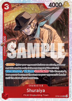 Shuraiya (OP06-009) (V.1) - Wings of the Captain (Super Rare) [OP06-009] - Cards Beyond