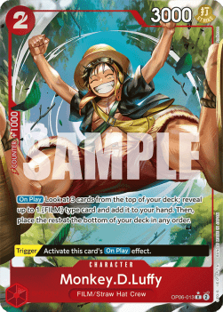 Monkey.D.Luffy (OP06-013) (V.2) - Wings of the Captain (Alternate Art) [OP06-013] - Cards Beyond