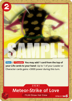 Meteor-Strike of Love (OP06-017) - Wings of the Captain (Common) [OP06-017] - Cards Beyond