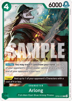 Arlong (OP06-023) - Wings of the Captain (Rare) [OP06-023] - Cards Beyond