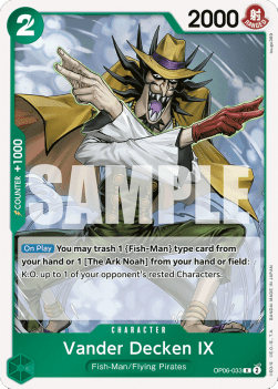 Vander Decken IX (OP06-033) - Wings of the Captain (Rare) [OP06-033] - Cards Beyond