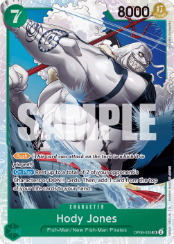 Hody Jones (OP06-035) (V.1) - Wings of the Captain (Super Rare) [OP06-035] - Cards Beyond