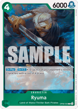 Ryuma (OP06-036) - Wings of the Captain (Rare) [OP06-036] - Cards Beyond