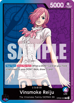 Vinsmoke Reiju (OP06-042) (V.1) - Wings of the Captain (Leader) [OP06-042] - Cards Beyond