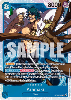 Aramaki (OP06-043) (V.1) - Wings of the Captain (Super Rare) [OP06-043] - Cards Beyond