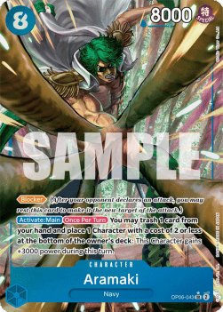 Aramaki (OP06-043) (V.2) - Wings of the Captain (Alternate Art) [OP06-043] - Cards Beyond