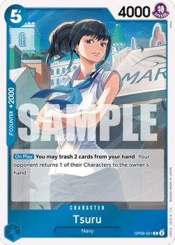 Tsuru (OP06-051) - Wings of the Captain (Rare) [OP06-051] - Cards Beyond