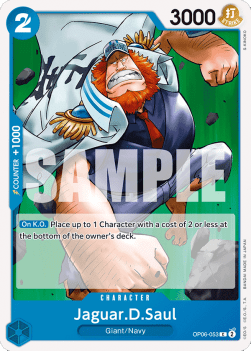 Jaguar.D.Saul (OP06-053) - Wings of the Captain (Common) [OP06-053] - Cards Beyond