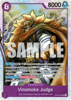 Vinsmoke Judge (OP06-062) (V.1) - Wings of the Captain (Super Rare) [OP06-062] - Cards Beyond