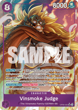 Vinsmoke Judge (OP06-062) (V.2) - Wings of the Captain (Alternate Art) [OP06-062] - Cards Beyond