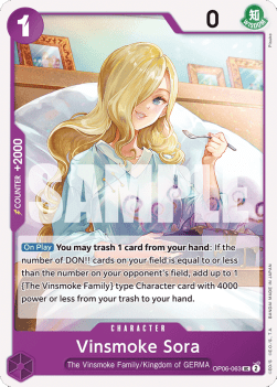 Vinsmoke Sora (OP06-063) - Wings of the Captain (Uncommon) [OP06-063] - Cards Beyond