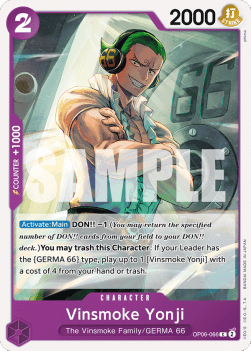 Vinsmoke Yonji (OP06-066) - Wings of the Captain (Common) [OP06-066] - Cards Beyond