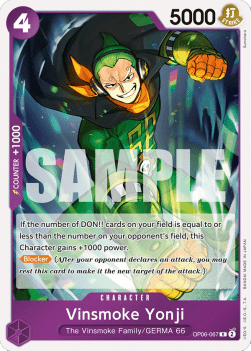 Vinsmoke Yonji (OP06-067) - Wings of the Captain (Rare) [OP06-067] - Cards Beyond