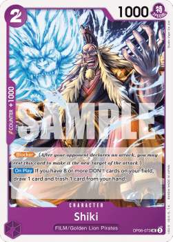 Shiki (OP06-073) - Wings of the Captain (Uncommon) [OP06-073] - Cards Beyond