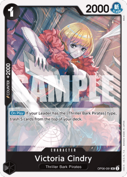 Victoria Cindry (OP06-091) - Wings of the Captain (Uncommon) [OP06-091] - Cards Beyond