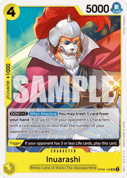 Inuarashi (OP06-100) - Wings of the Captain (Uncommon) [OP06-100] - Cards Beyond