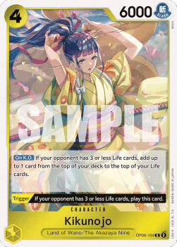 Kikunojo (OP06-104) - Wings of the Captain (Rare) [OP06-104] - Cards Beyond