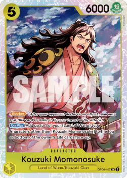 Kouzuki Momonosuke (OP06-107) (V.1) - Wings of the Captain (Super Rare) [OP06-107] - Cards Beyond