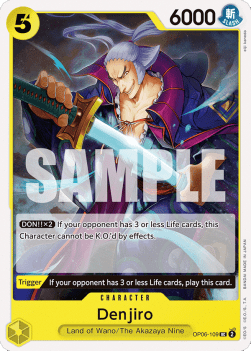 Denjiro (OP06-109) - Wings of the Captain (Uncommon) [OP06-109] - Cards Beyond