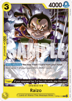 Raizo (OP06-112) - Wings of the Captain (Common) [OP06-112] - Cards Beyond
