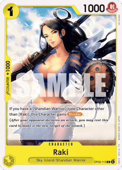 Raki (OP06-113) - Wings of the Captain (Common) [OP06-113] - Cards Beyond