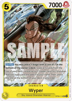Wyper (OP06-114) - Wings of the Captain (Uncommon) [OP06-114] - Cards Beyond