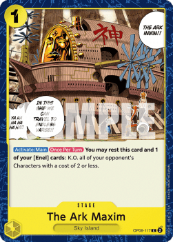 The Ark Maxim (OP06-117) - Wings of the Captain (Common) [OP06-117] - Cards Beyond