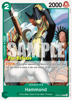 Hammond (OP06-032) - Promos: Wings of the Captain (Common) [OP06P-032] - Cards Beyond