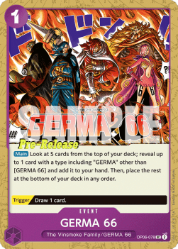 GERMA 66 (OP06-078) - Promos: Wings of the Captain (Uncommon) [OP06P-078] - Cards Beyond