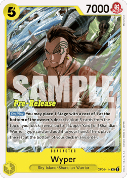 Wyper (OP06-114) - Promos: Wings of the Captain (Uncommon) [OP06P-114] - Cards Beyond