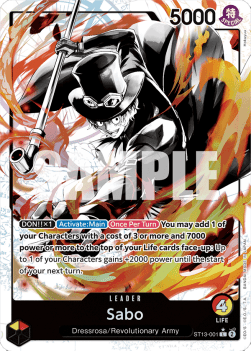 Sabo (ST13-001) (V.2) - Ultra Deck: The Three Brothers (Alternate Art) [ST-13-001] - Cards Beyond
